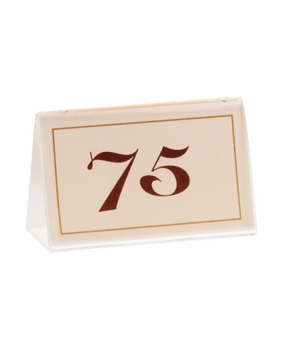 Numeri da tavolo in carta Avorio 1/25 - Leone