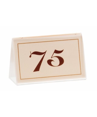 Numeri da tavolo in carta Avorio 26/50 - Leone