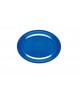Piatto ovale grande blu in PP 25 pezzi