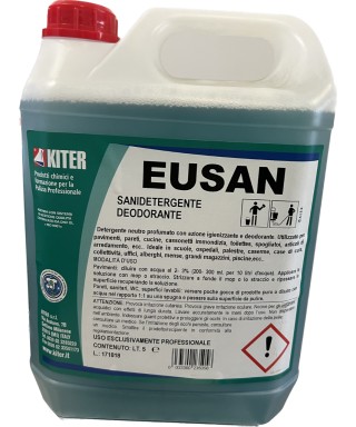 Detergente igienizzante deodorante Eusan lt.5 - Kiter
